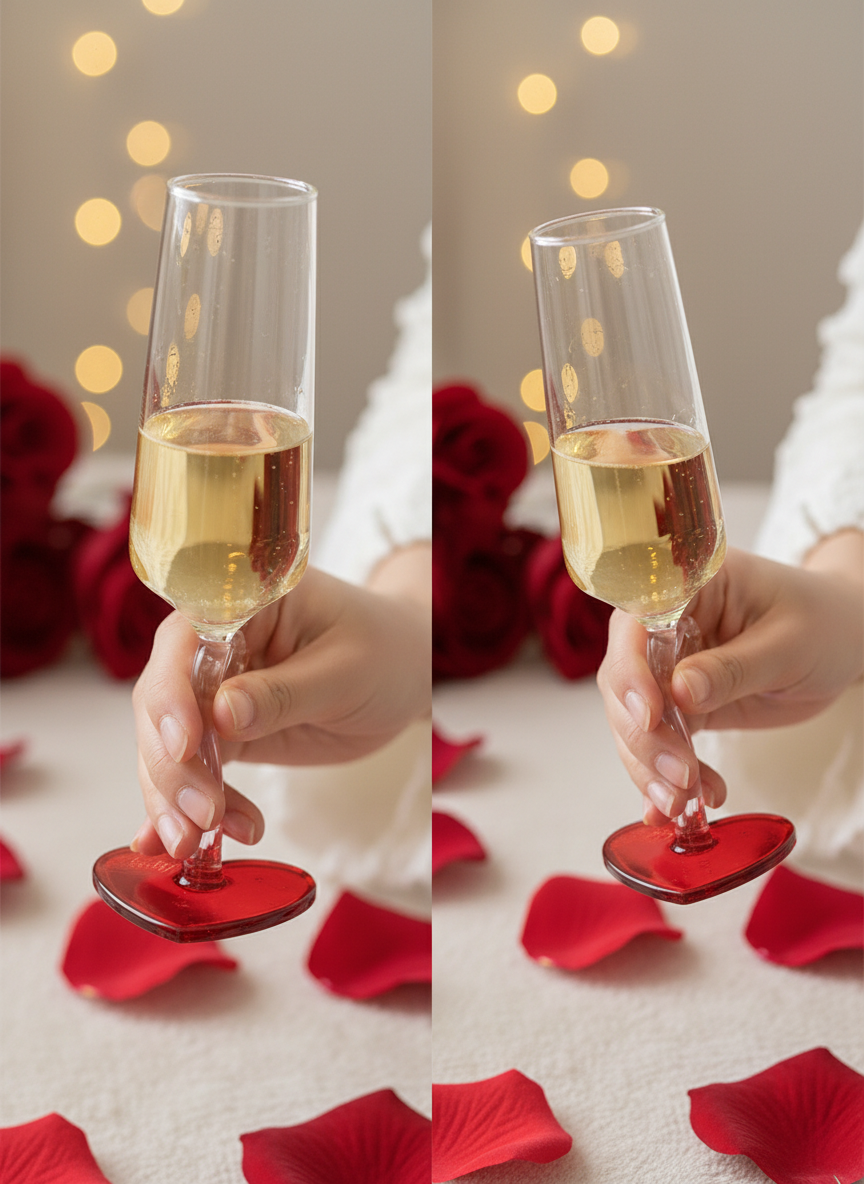 Love Champagne Glasses