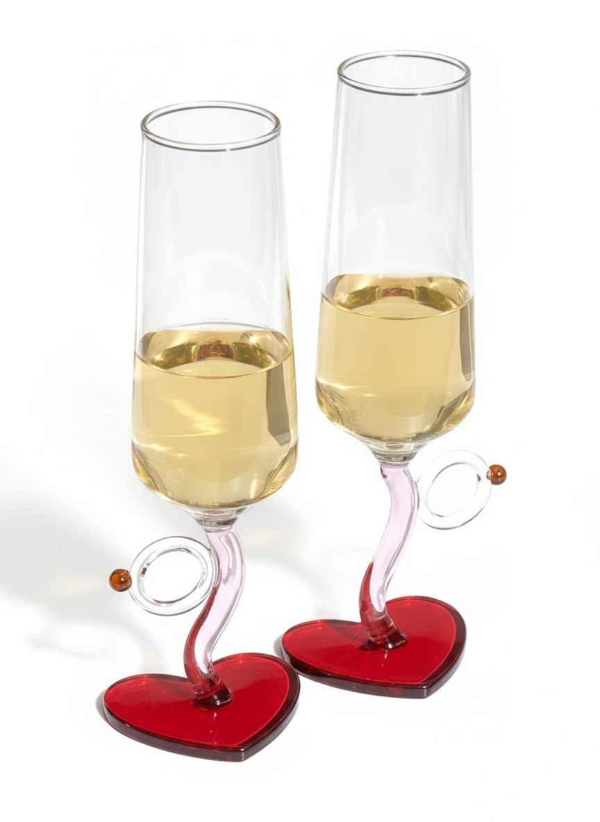 Love Champagne Glasses