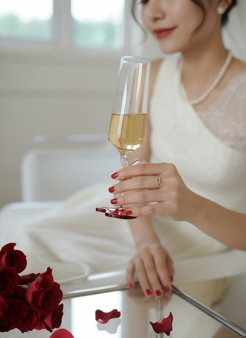 Love Champagne Glasses