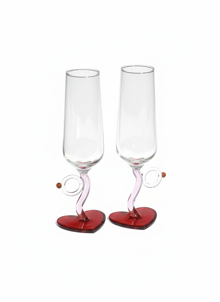 Love Champagne Glasses