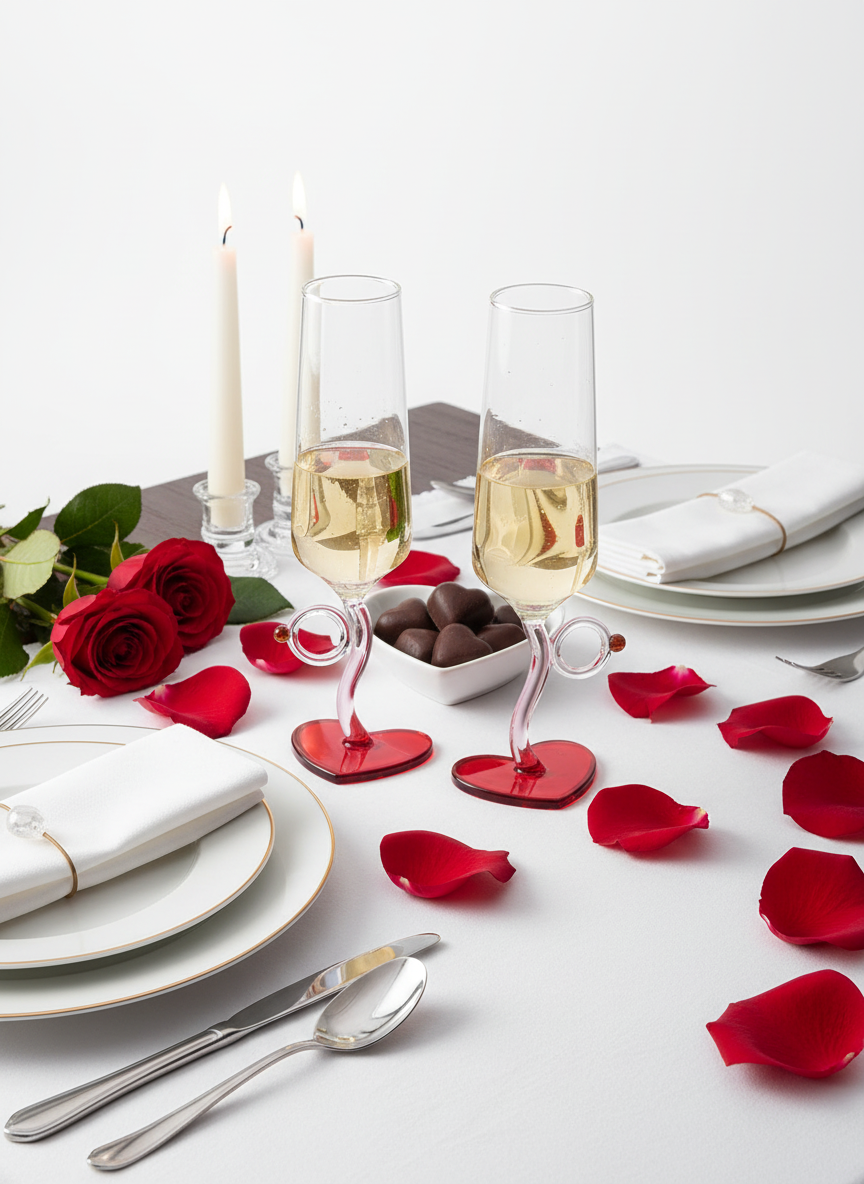 Love Champagne Glasses