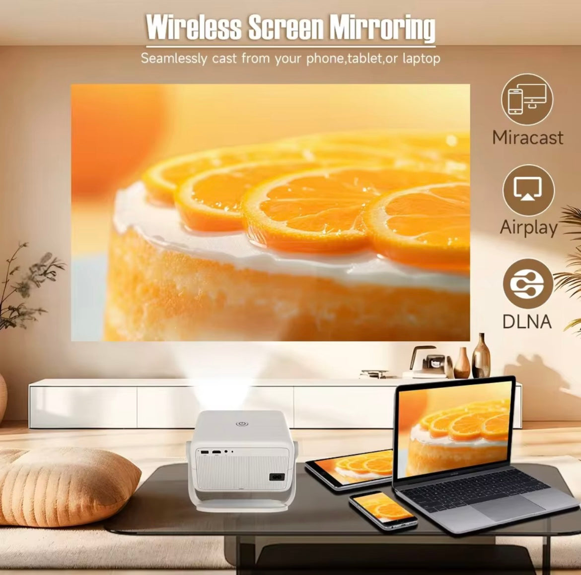 Magcubic L018 650ANSI 4K Native Portable Projector