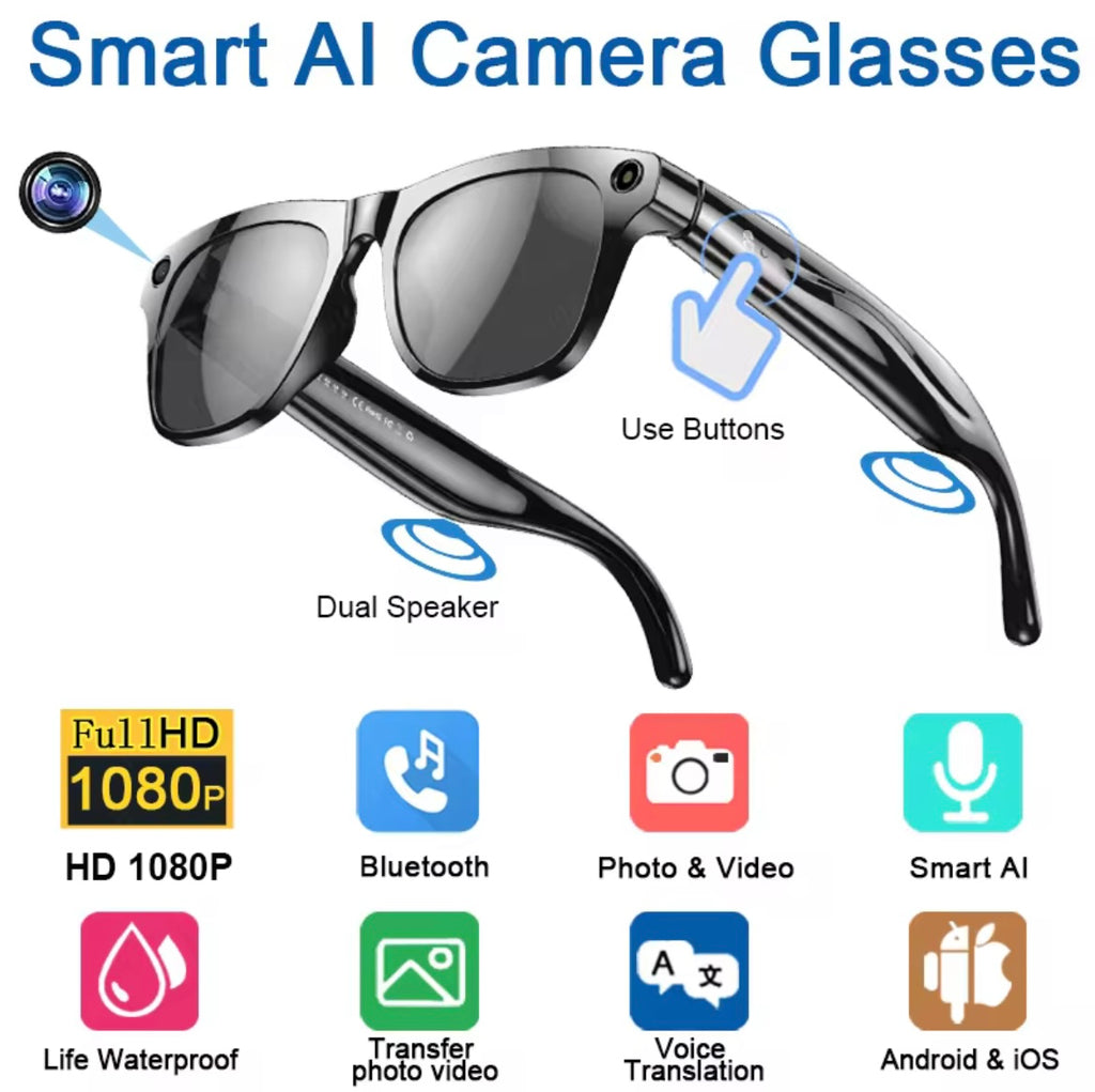 4K AI Smart Glasses