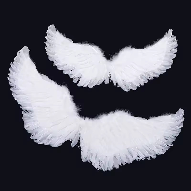 Ethereal Angel Feather Wings – Kids & Adult Party Cosplay Wings