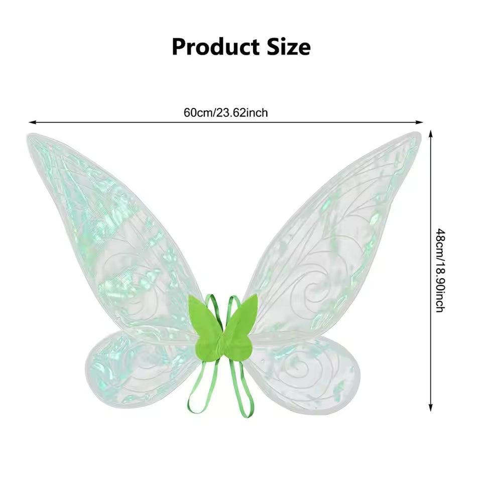 Sparkle Butterfly Fairy Princess Wings – Girls’ Cosplay & Party Accessory