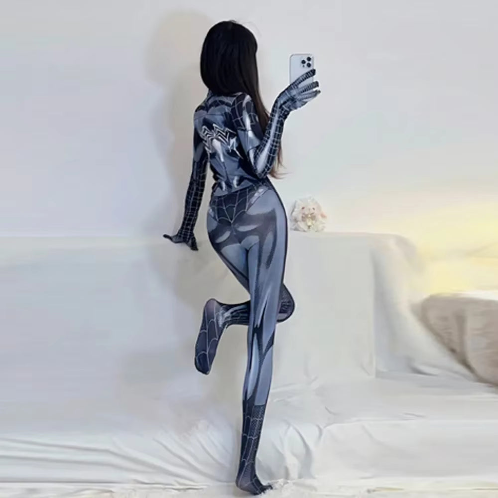 Spider Man Cosplay Bodysuit – Women & Girls Avengers / Venom Style