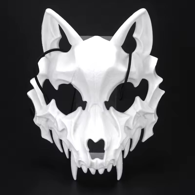 Fierce Half Face Mask Collection — Dragon, Wolf, Tengu & Skull Styles