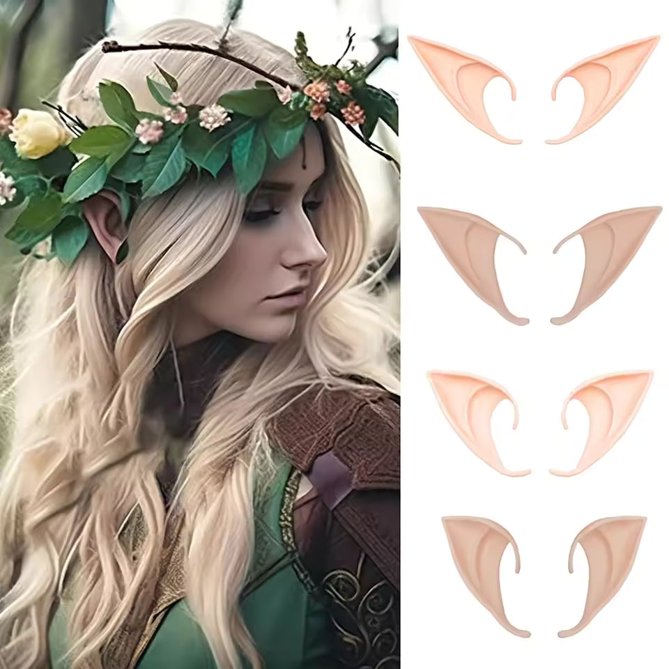 Mysterious Angel Latex Elf Ears – Cosplay & Halloween Accessories
