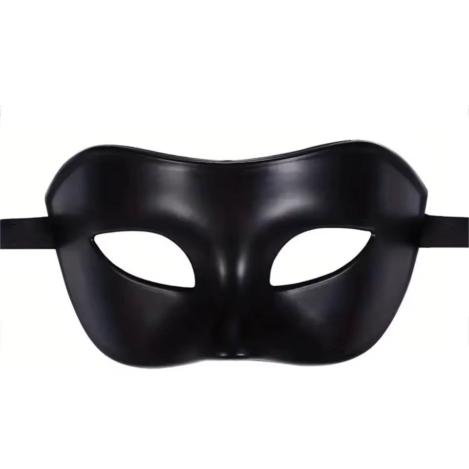 Elegant Black Lace Masquerade Mask Set – 2 Pieces
