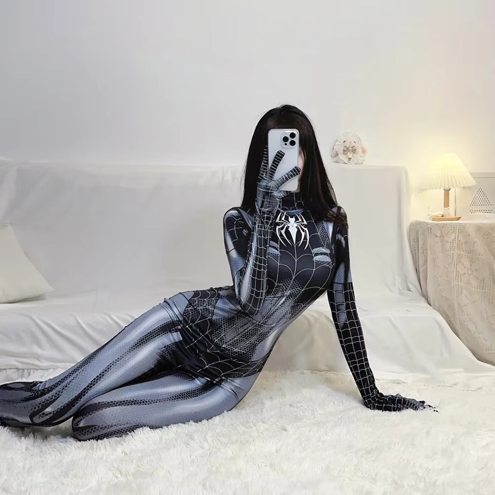 Spider Man Cosplay Bodysuit – Women & Girls Avengers / Venom Style