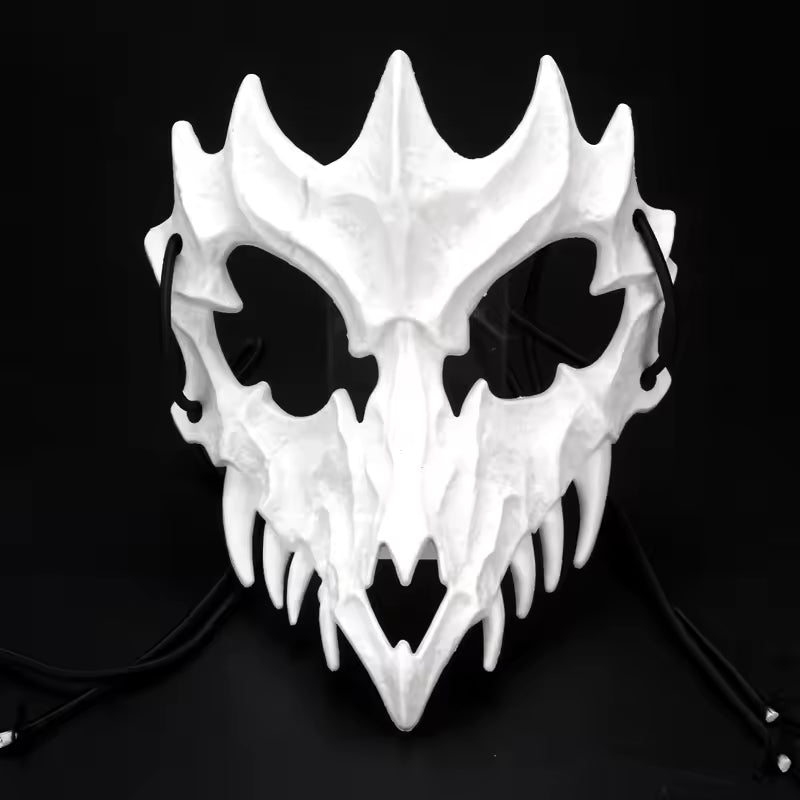 Fierce Half Face Mask Collection — Dragon, Wolf, Tengu & Skull Styles