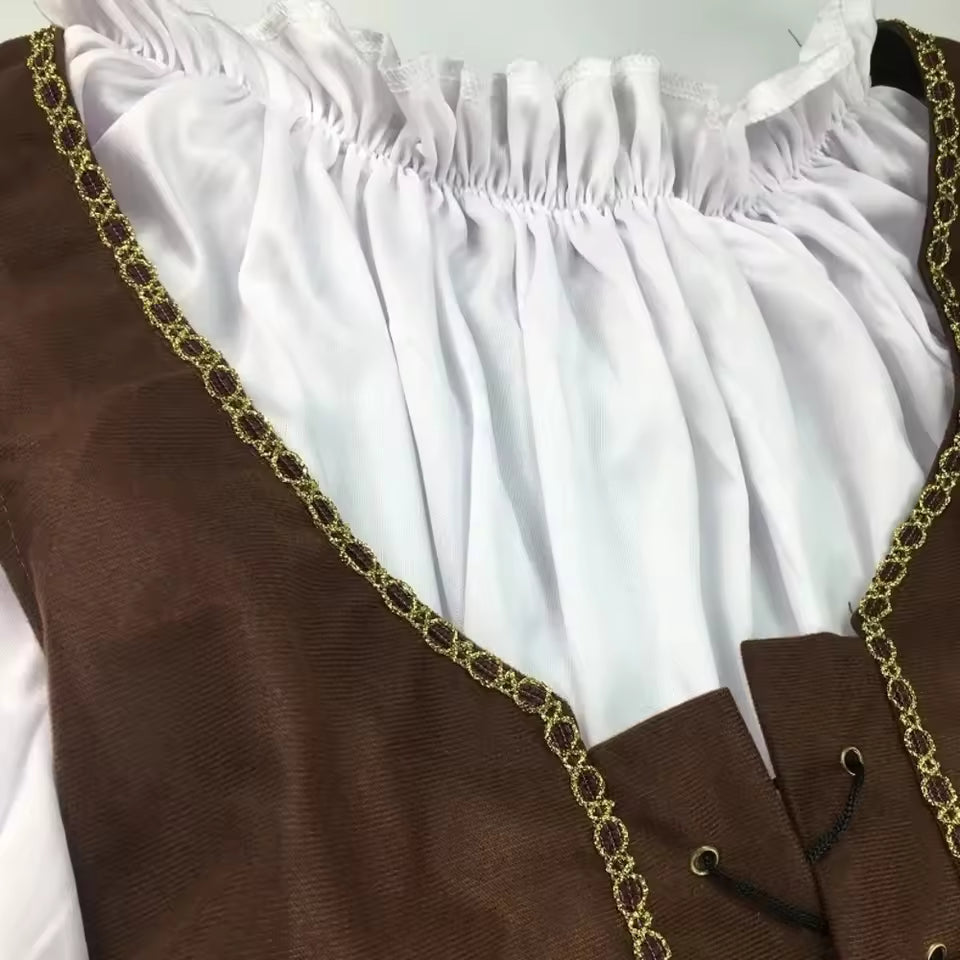 Captain Jack-Style Pirate Cosplay Costume Set