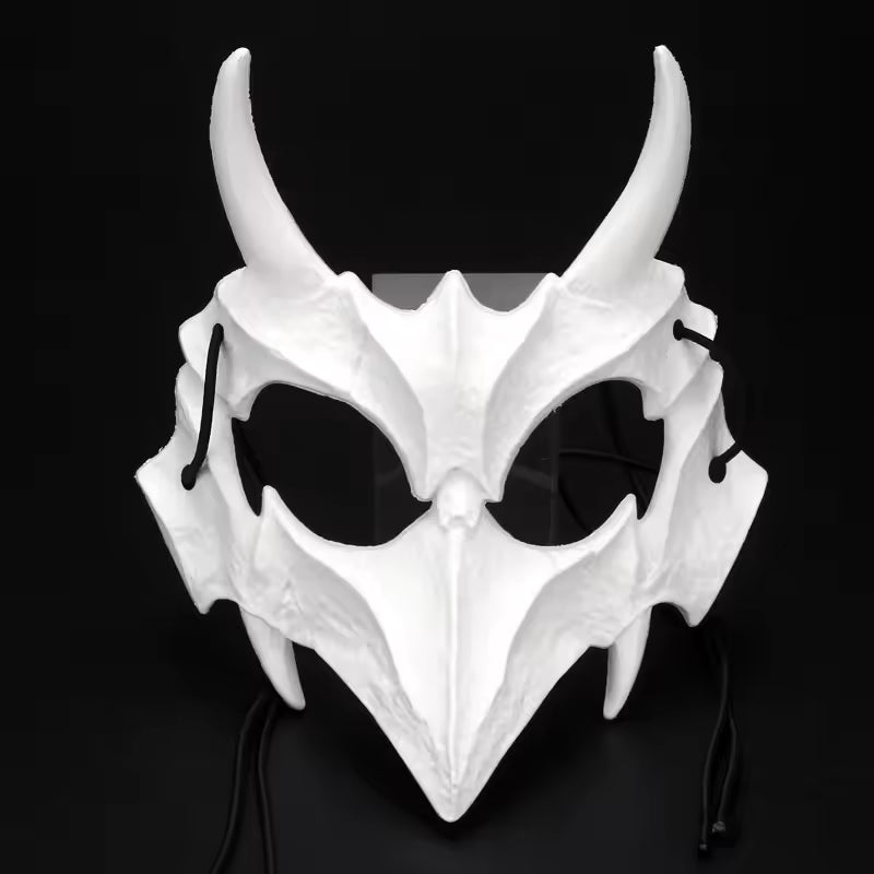 Fierce Half Face Mask Collection — Dragon, Wolf, Tengu & Skull Styles