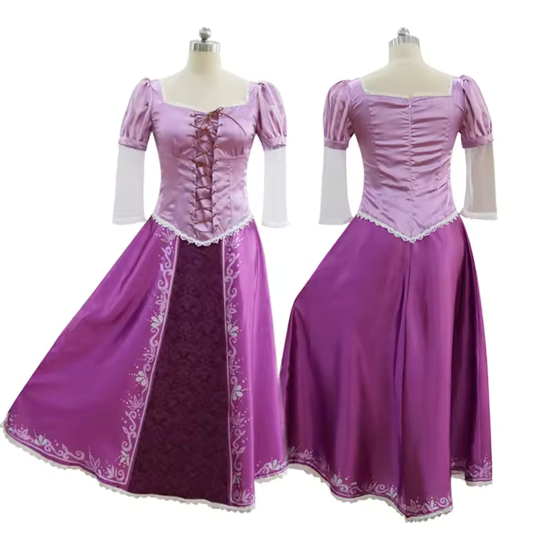 Rapunzel Long-Hair Princess Cosplay Costume