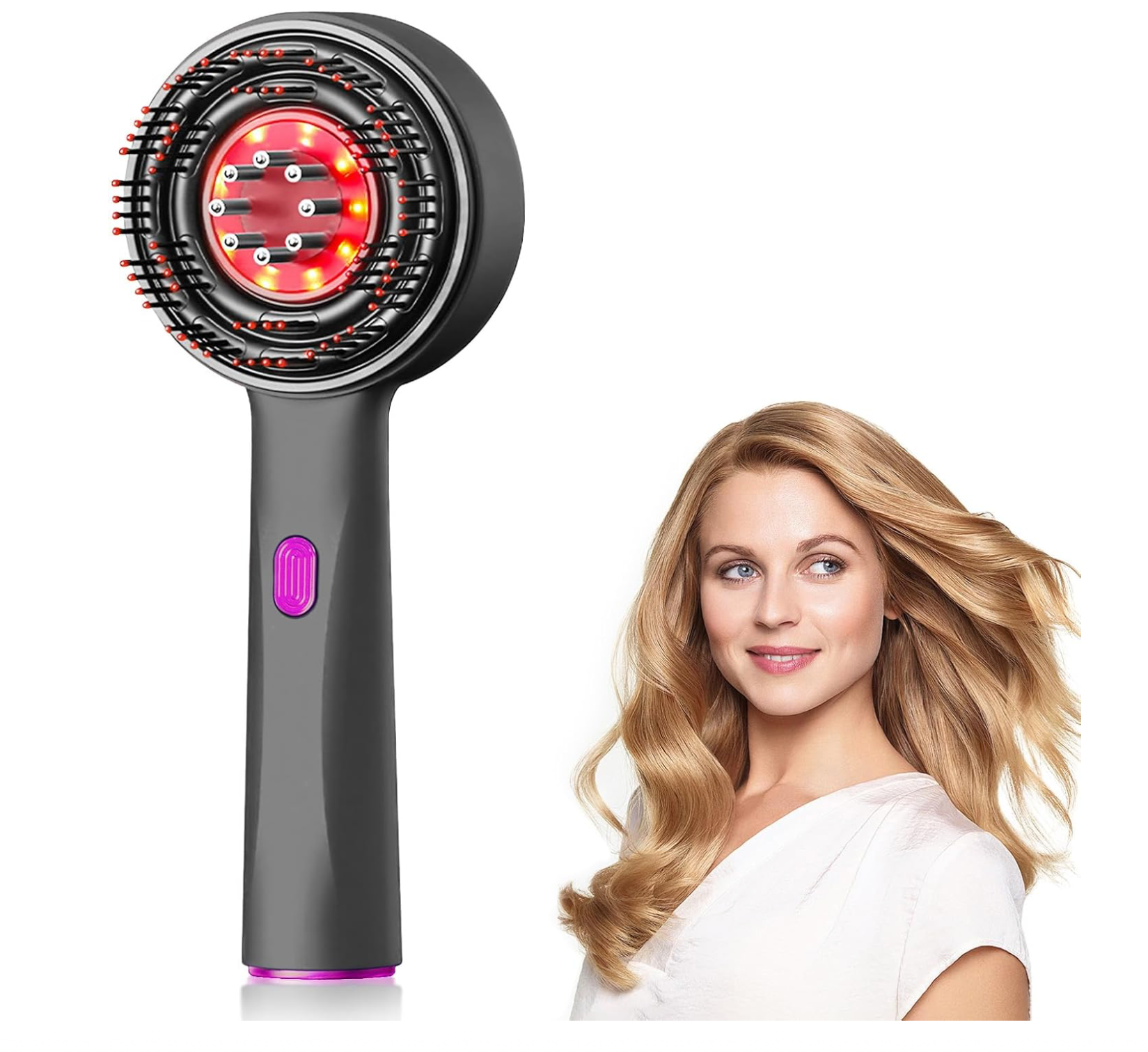 Multi Functional Scalp Massager, Red Light Head Massager Scalp