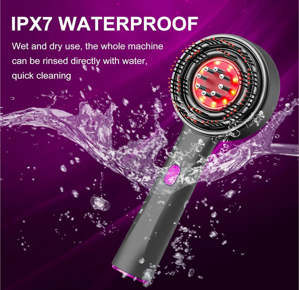 Multi Functional Scalp Massager, Red Light Head Massager Scalp