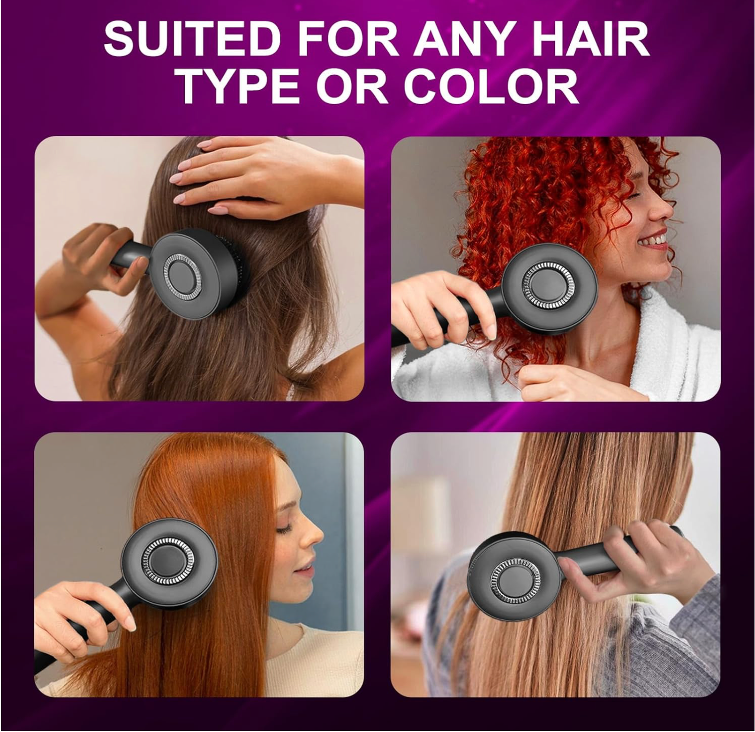 Multi Functional Scalp Massager, Red Light Head Massager Scalp