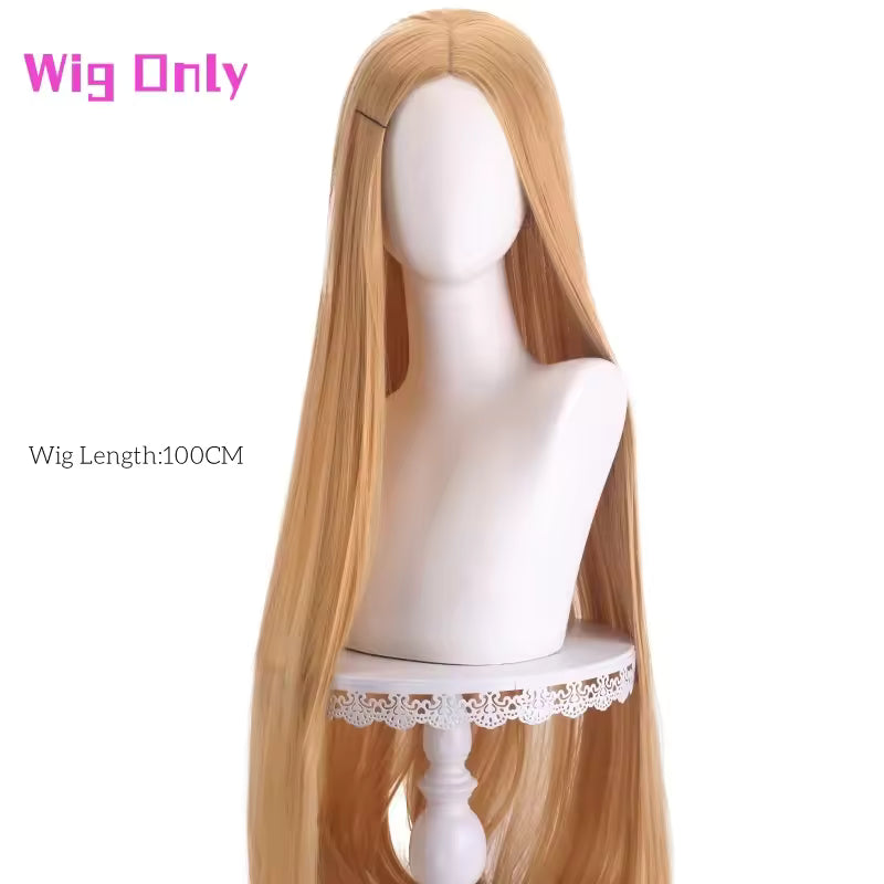 Rapunzel Long-Hair Princess Cosplay Costume
