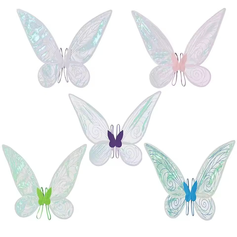 Sparkle Butterfly Fairy Princess Wings – Girls’ Cosplay & Party Accessory